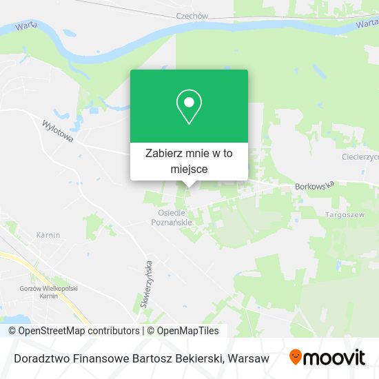 Mapa Doradztwo Finansowe Bartosz Bekierski