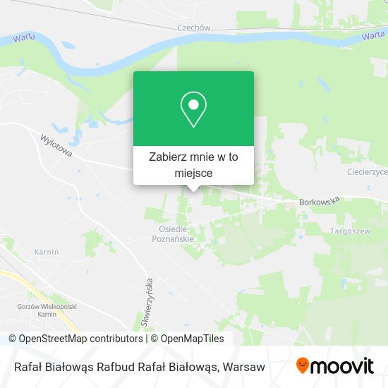 Mapa Rafał Białowąs Rafbud Rafał Białowąs