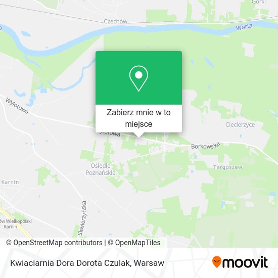 Mapa Kwiaciarnia Dora Dorota Czulak