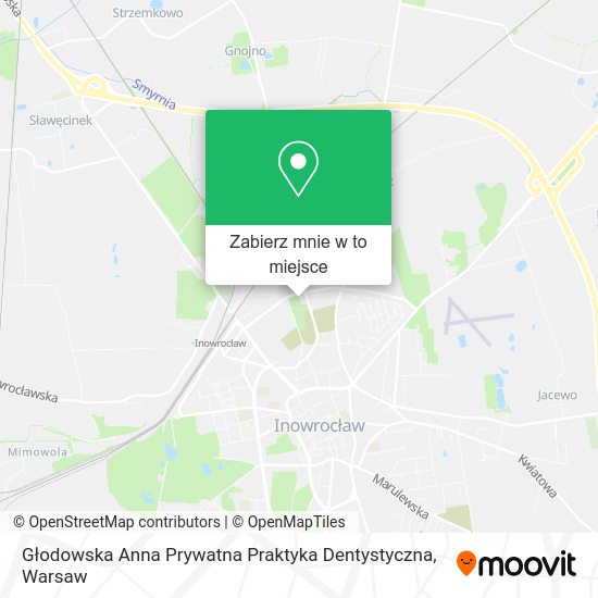 Mapa Głodowska Anna Prywatna Praktyka Dentystyczna