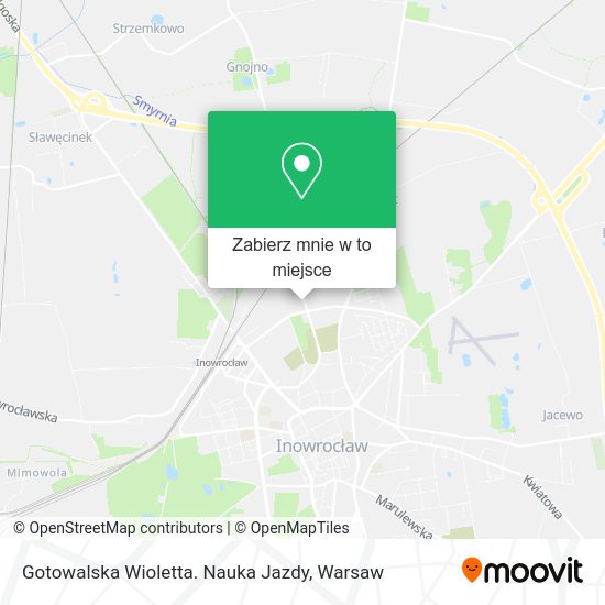 Mapa Gotowalska Wioletta. Nauka Jazdy