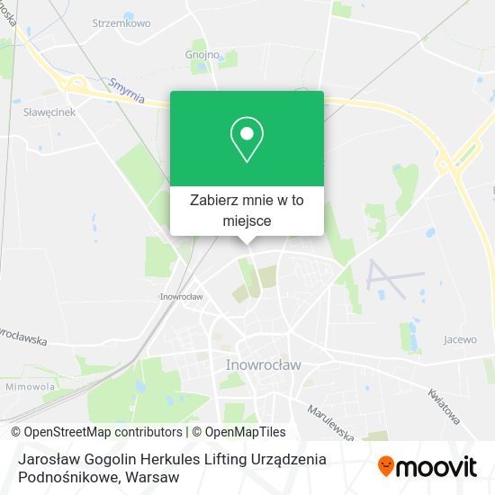 Mapa Jarosław Gogolin Herkules Lifting Urządzenia Podnośnikowe