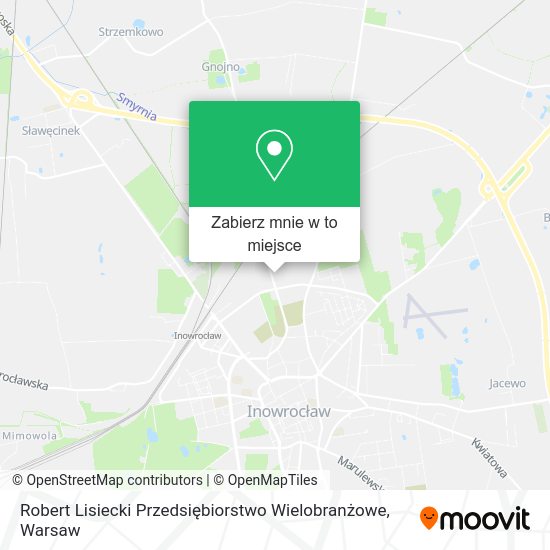 Mapa Robert Lisiecki Przedsiębiorstwo Wielobranżowe