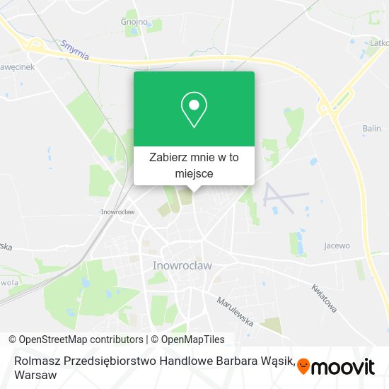 Mapa Rolmasz Przedsiębiorstwo Handlowe Barbara Wąsik