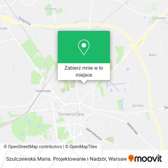 Mapa Szulczewska Maria. Projektowanie i Nadzór