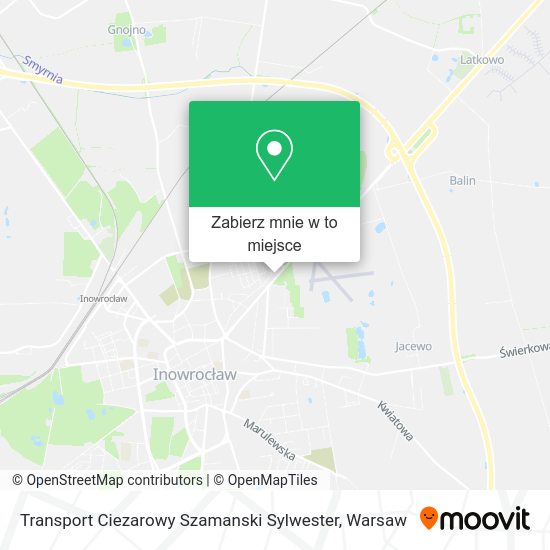 Mapa Transport Ciezarowy Szamanski Sylwester