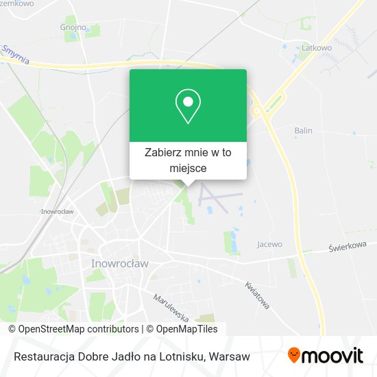 Mapa Restauracja Dobre Jadło na Lotnisku