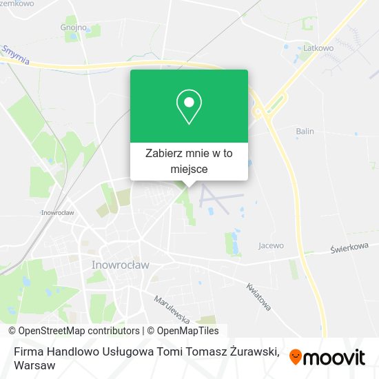 Mapa Firma Handlowo Usługowa Tomi Tomasz Żurawski