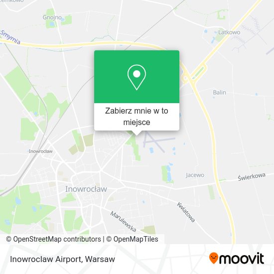 Mapa Inowroclaw Airport