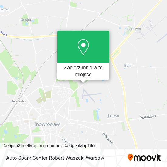 Mapa Auto Spark Center Robert Waszak