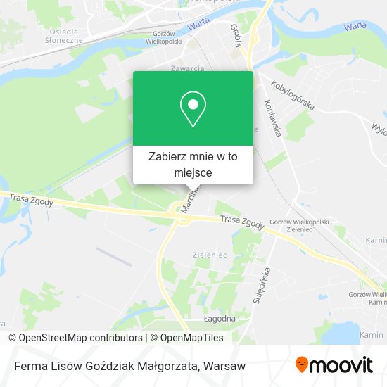 Mapa Ferma Lisów Goździak Małgorzata