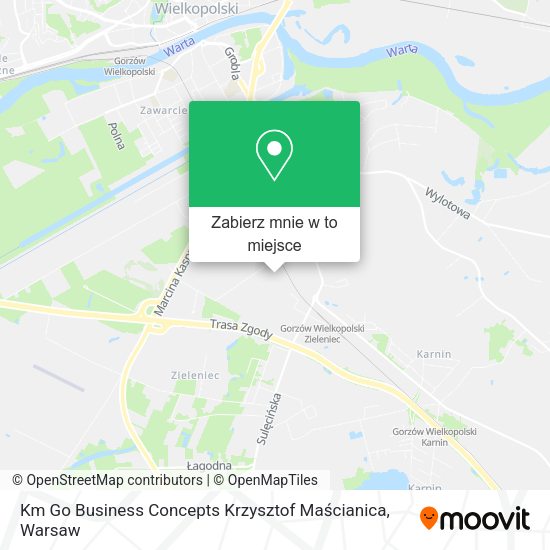 Mapa Km Go Business Concepts Krzysztof Maścianica