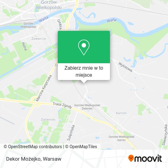 Mapa Dekor Możejko