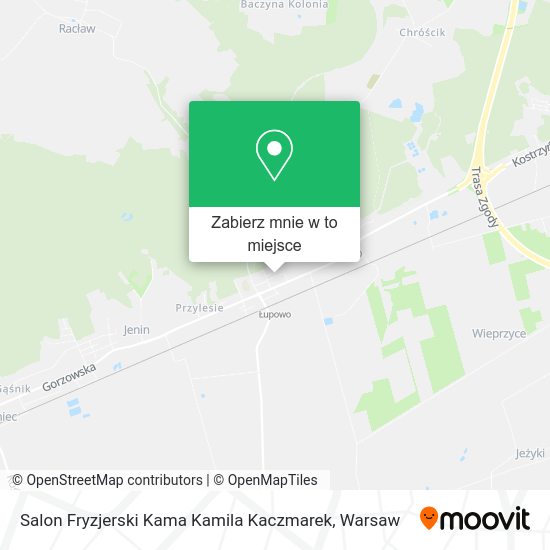 Mapa Salon Fryzjerski Kama Kamila Kaczmarek