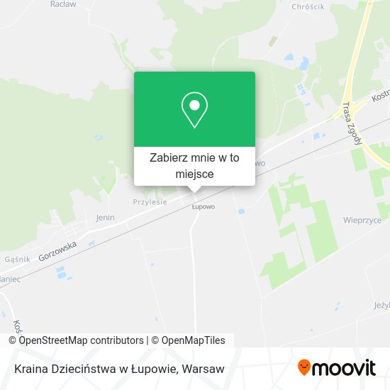 Mapa Kraina Dzieciństwa w Łupowie