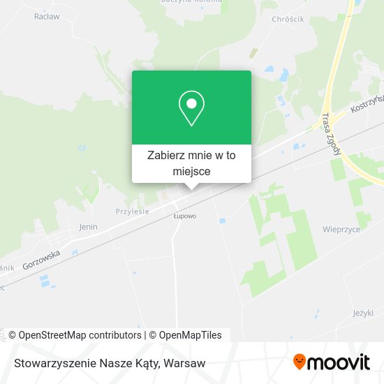 Mapa Stowarzyszenie Nasze Kąty