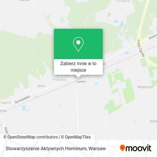 Mapa Stowarzyszenie Aktywnych Hominum