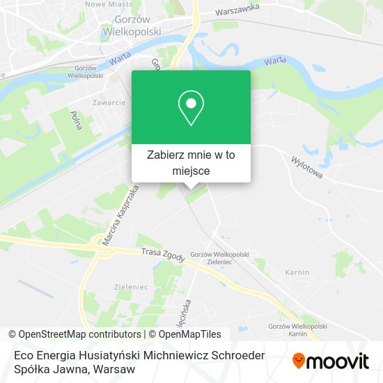 Mapa Eco Energia Husiatyński Michniewicz Schroeder Spółka Jawna