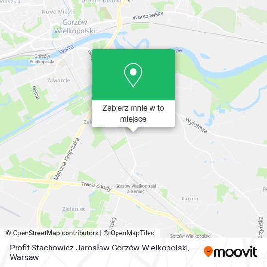 Mapa Profit Stachowicz Jarosław Gorzów Wielkopolski