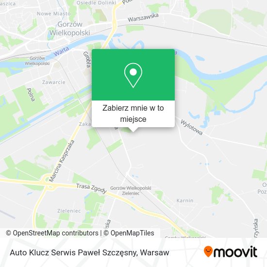 Mapa Auto Klucz Serwis Paweł Szczęsny