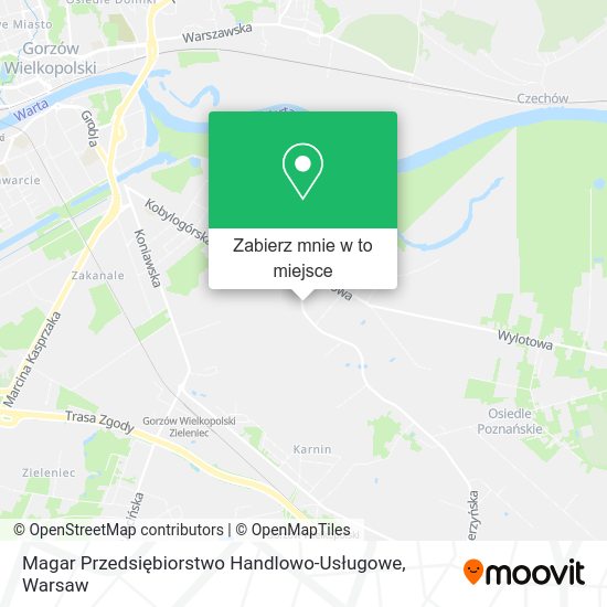 Mapa Magar Przedsiębiorstwo Handlowo-Usługowe