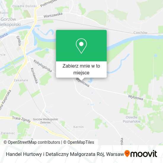 Mapa Handel Hurtowy i Detaliczny Małgorzata Rój