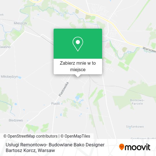 Mapa Usługi Remontowo- Budowlane Bako Designer Bartosz Korcz