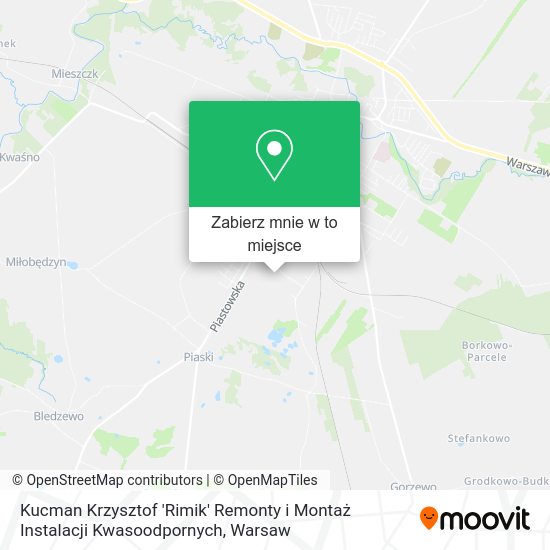 Mapa Kucman Krzysztof 'Rimik' Remonty i Montaż Instalacji Kwasoodpornych