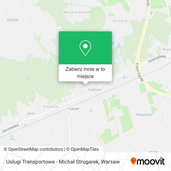 Mapa Usługi Transportowe - Michał Strugarek