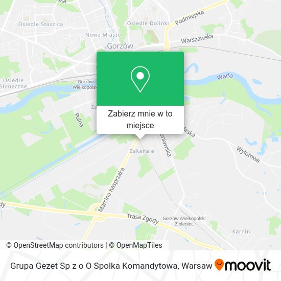 Mapa Grupa Gezet Sp z o O Spolka Komandytowa