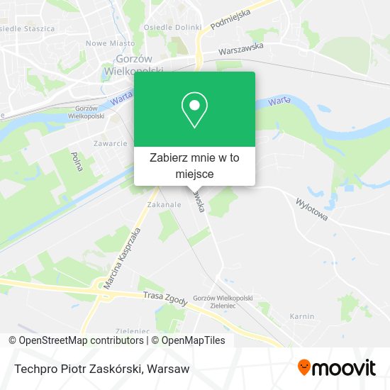 Mapa Techpro Piotr Zaskórski