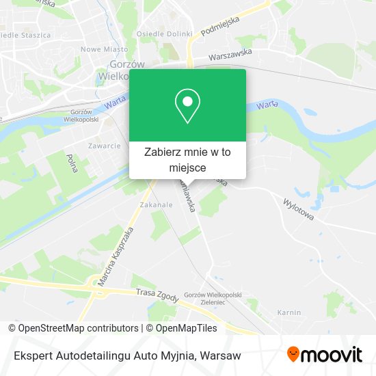 Mapa Ekspert Autodetailingu Auto Myjnia