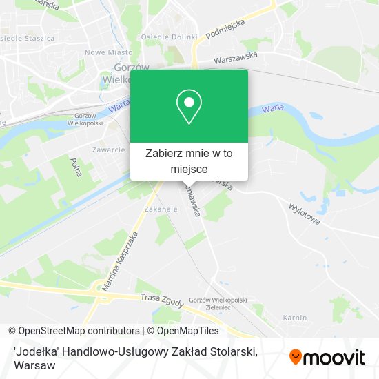 Mapa 'Jodełka' Handlowo-Usługowy Zakład Stolarski