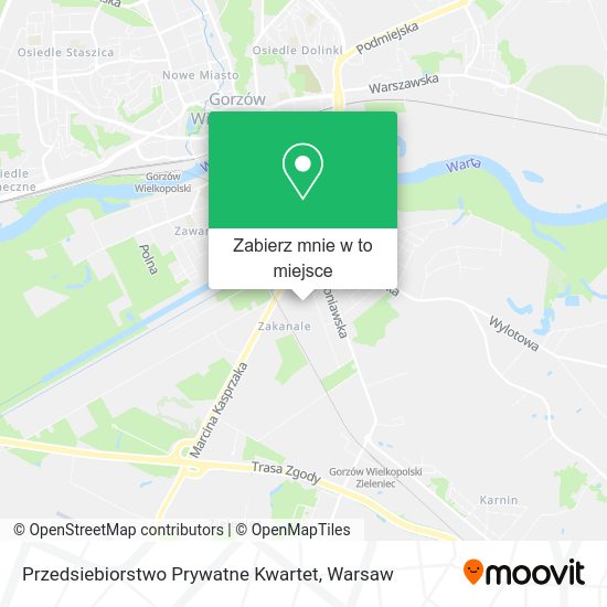 Mapa Przedsiebiorstwo Prywatne Kwartet