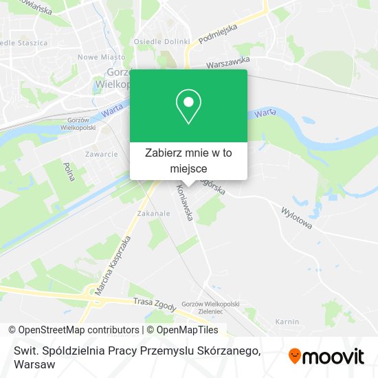 Mapa Swit. Spóldzielnia Pracy Przemyslu Skórzanego