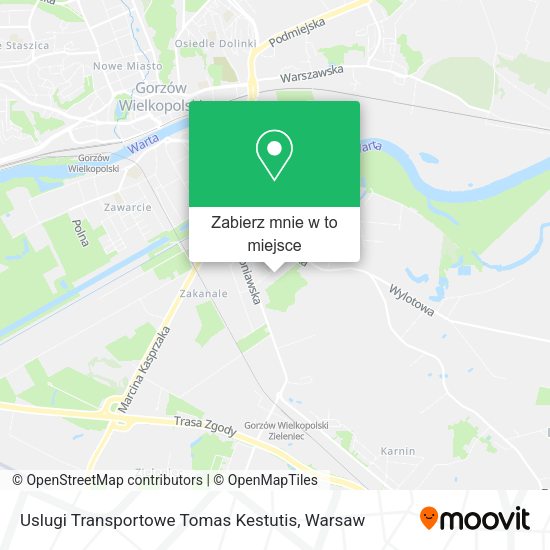 Mapa Uslugi Transportowe Tomas Kestutis