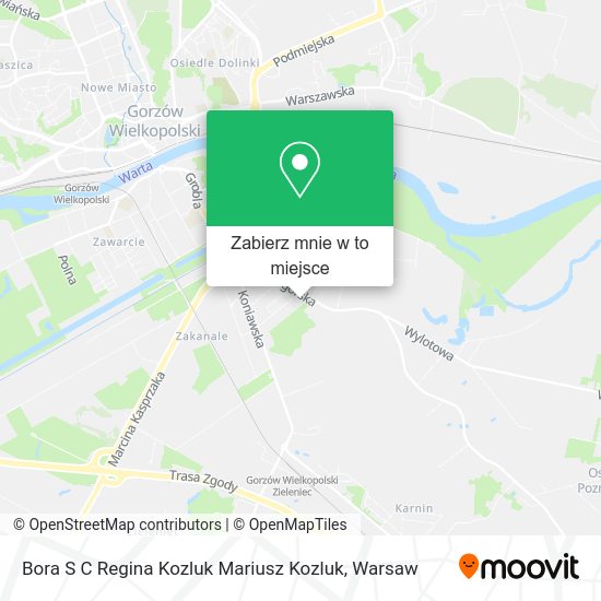 Mapa Bora S C Regina Kozluk Mariusz Kozluk