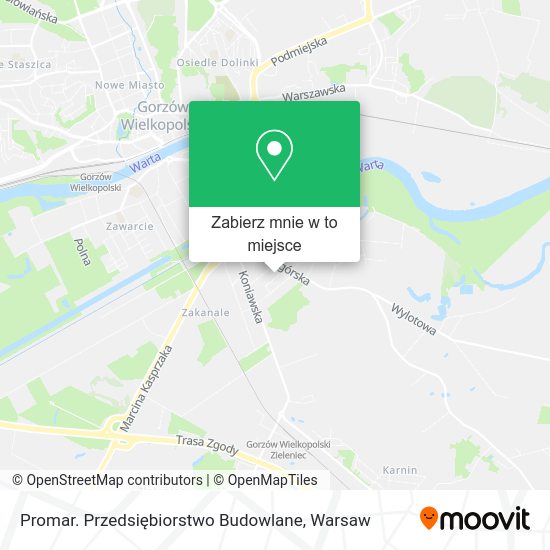 Mapa Promar. Przedsiębiorstwo Budowlane