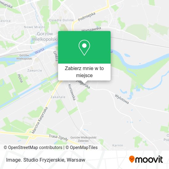 Mapa Image. Studio Fryzjerskie