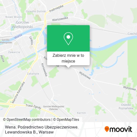 Mapa Wena. Pośrednictwo Ubezpieczeniowe. Lewandowska B.