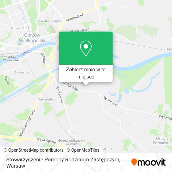 Mapa Stowarzyszenie Pomocy Rodzinom Zastępczym