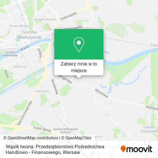 Mapa Wąsik Iwona. Przedsiębiorstwo Pośrednictwa Handlowo - Finansowego