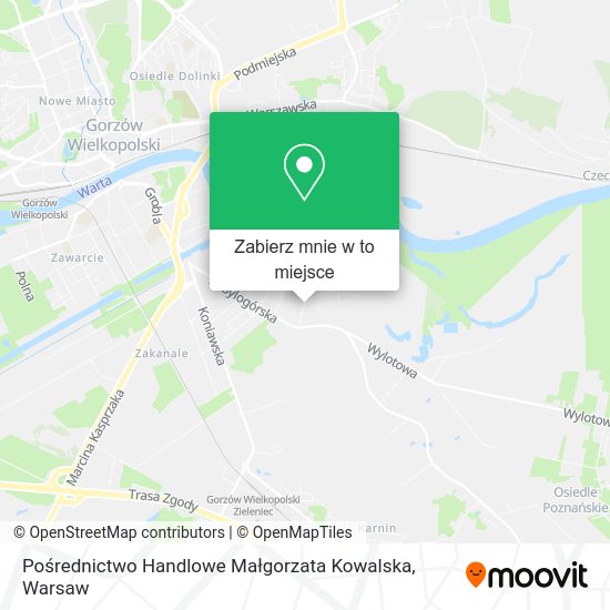 Mapa Pośrednictwo Handlowe Małgorzata Kowalska