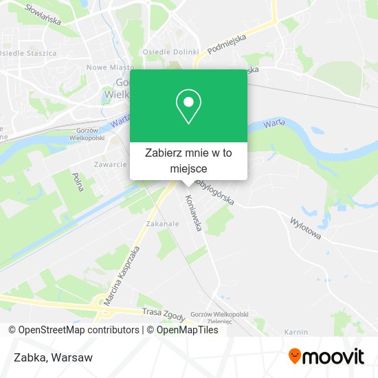 Mapa Zabka