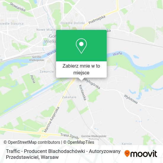 Mapa Traffic - Producent Blachodachówki - Autoryzowany Przedstawiciel