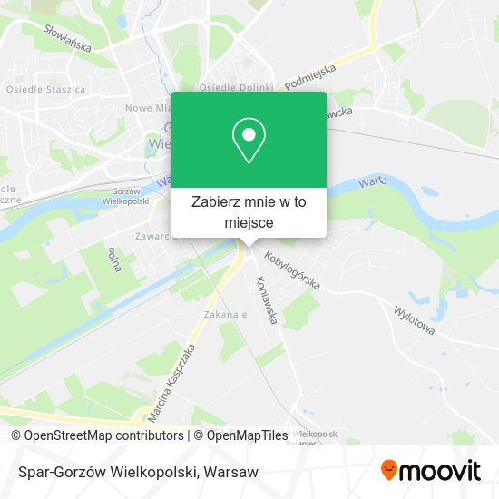 Mapa Spar-Gorzów Wielkopolski