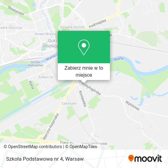 Mapa Szkoła Podstawowa nr 4