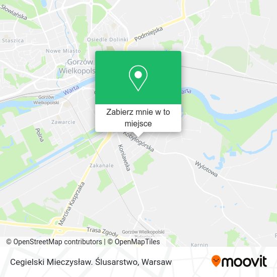 Mapa Cegielski Mieczysław. Ślusarstwo