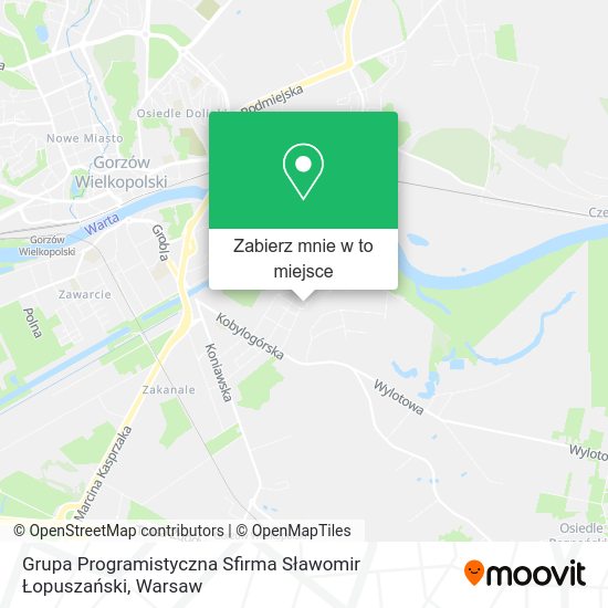 Mapa Grupa Programistyczna Sfirma Sławomir Łopuszański