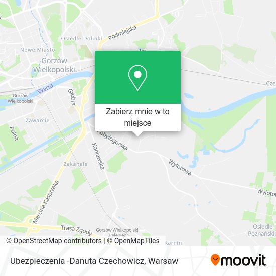 Mapa Ubezpieczenia -Danuta Czechowicz